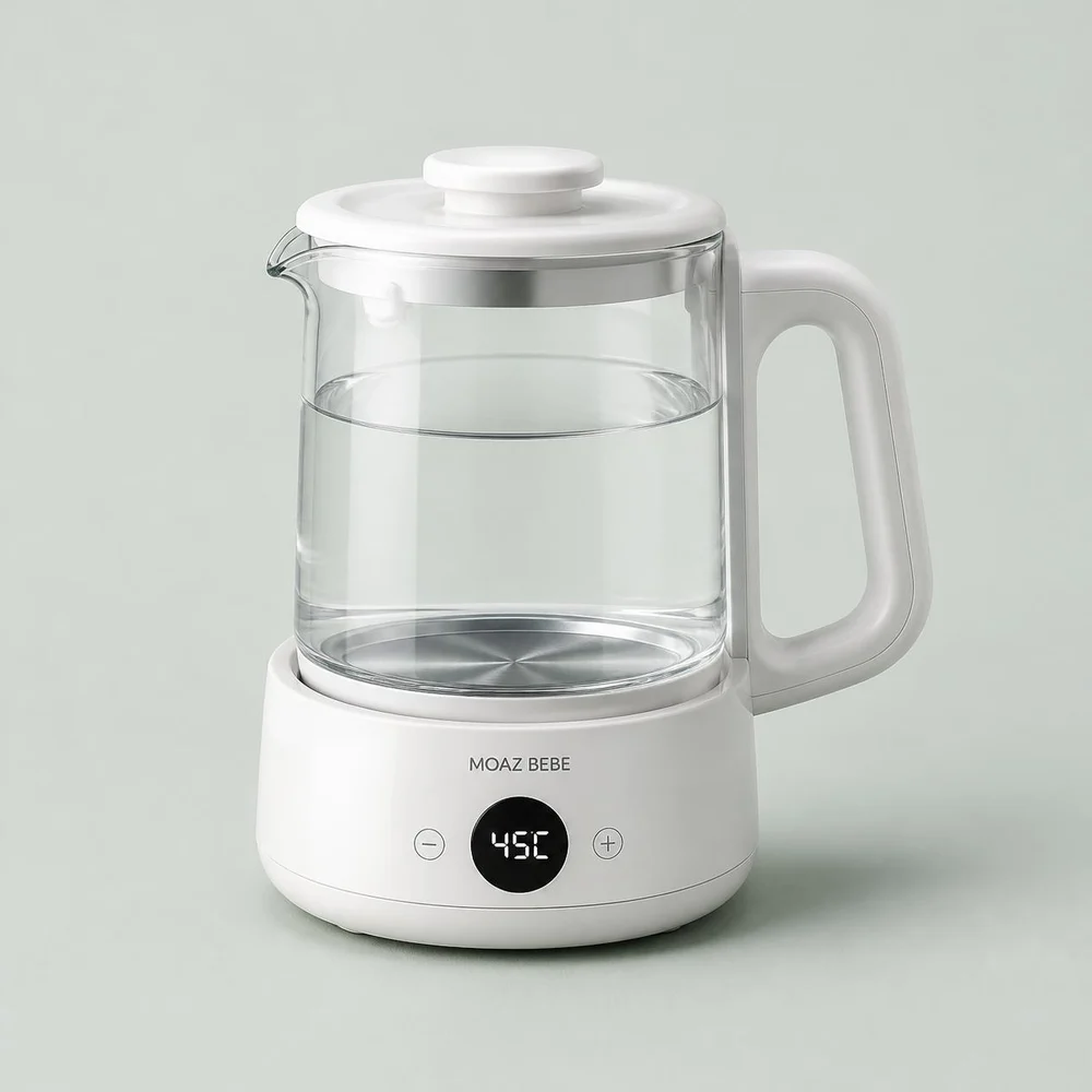 Bình đun nước pha sữa thủy tinh Moaz Bébé MB-002